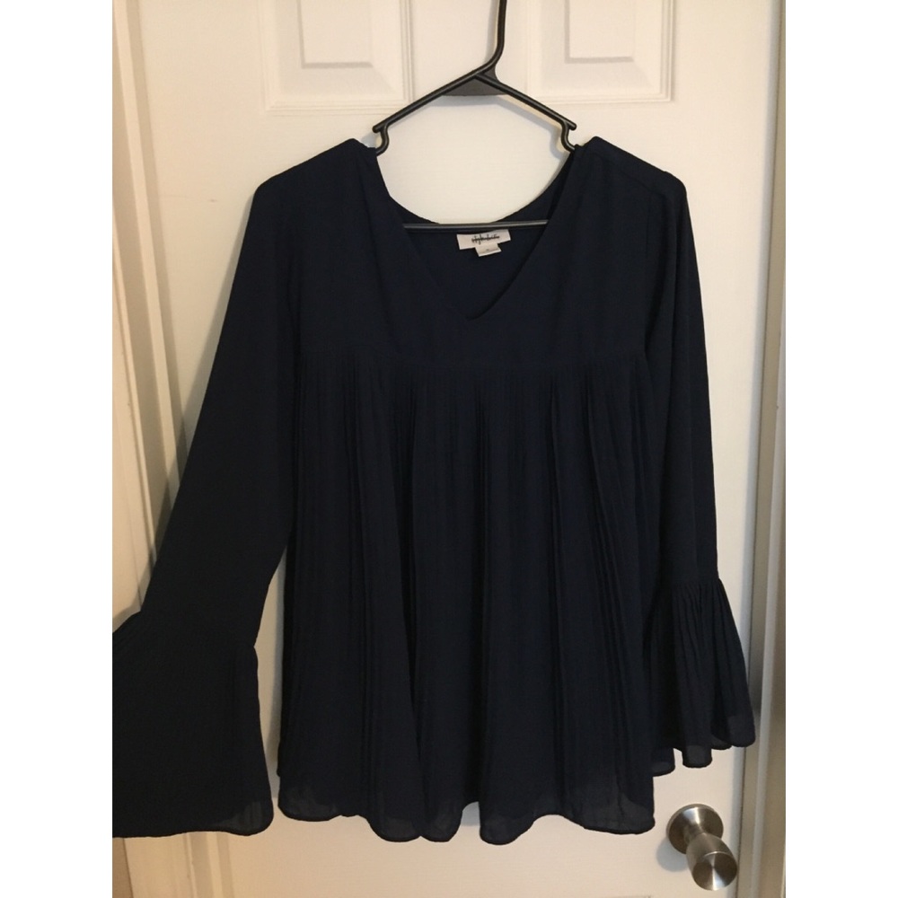 Navy blue blouse